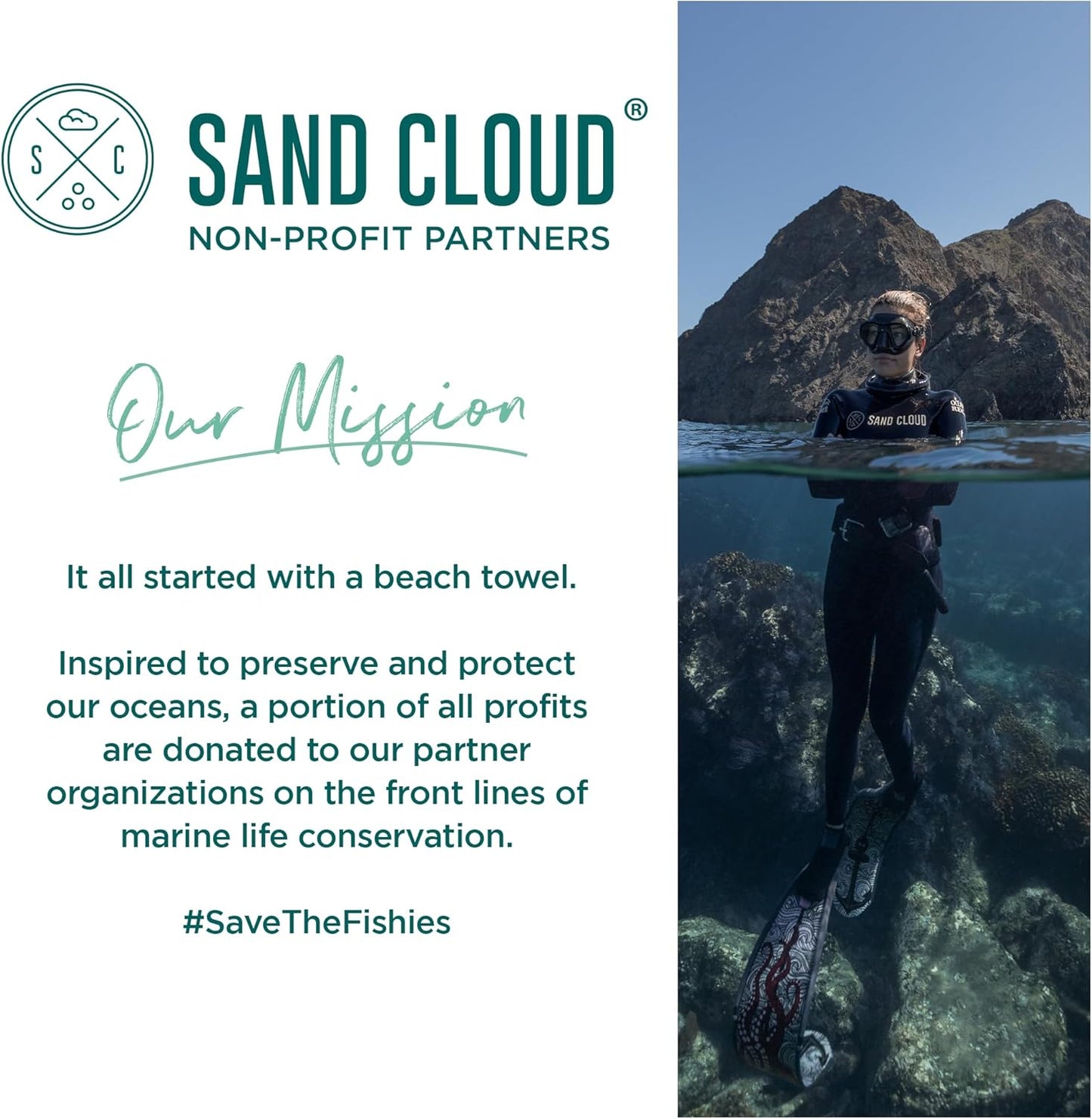 Sand Cloud Large Turkish Beach Towel - Sand Free - 100% Organic Turkish Cotton Yarn - Quick Dry Oversized Towel for Beach, Picnic, Blanket or Bath - As Seen on Shark Tank - Marine Bundle