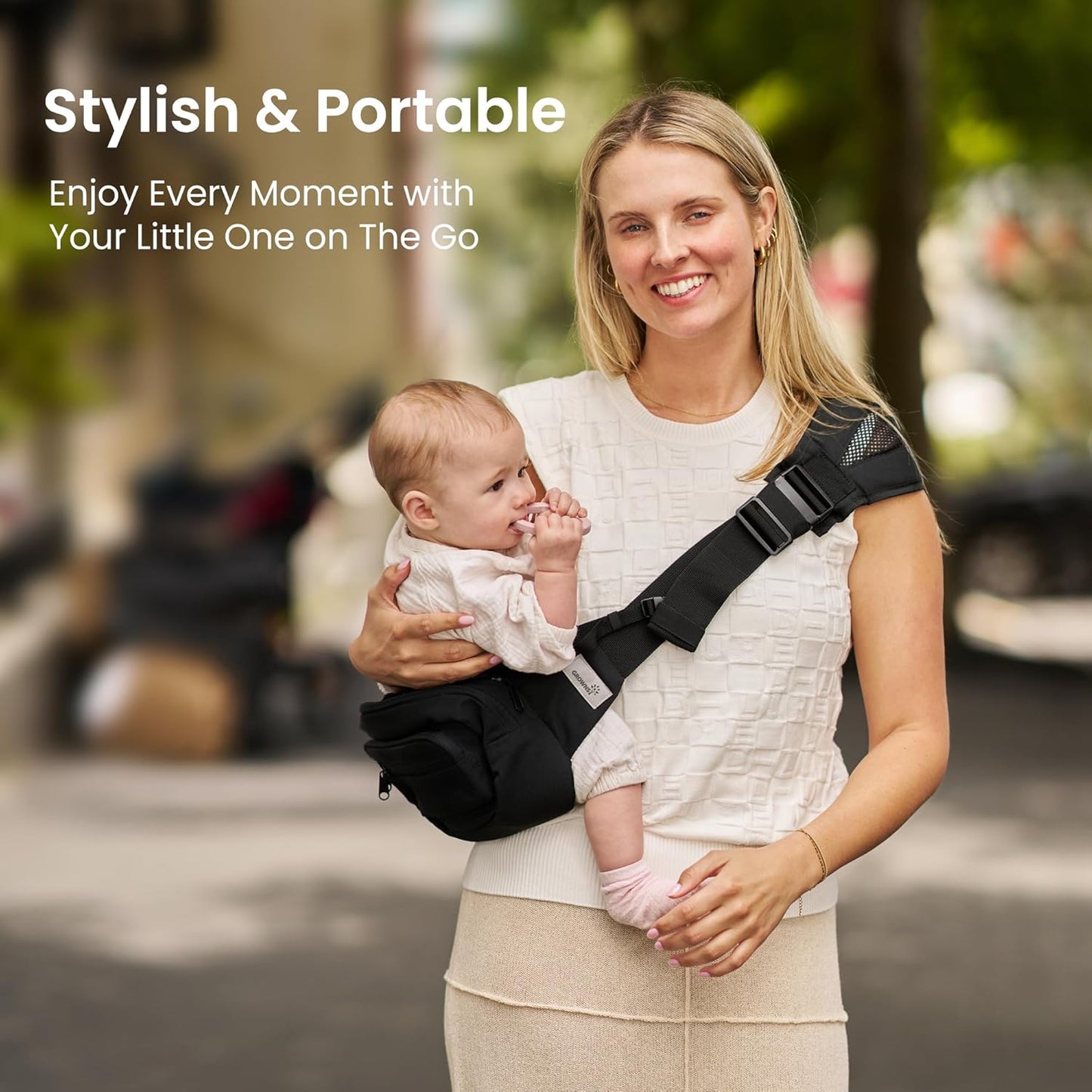 Baby Carrier Newborn to Toddler, Toddler Carrier, Cozy Baby Carrier with Adjustable Padded Shoulder Strap, Suits for 12-36lb