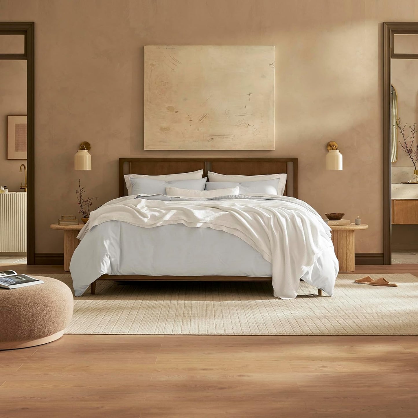 BOLL & BRANCH Dream Bed Blanket - Twin/Twin XL, White - Luxury 100% Organic Cotton - Soft, Lightweight and Breathable - Cloud-Like Touch