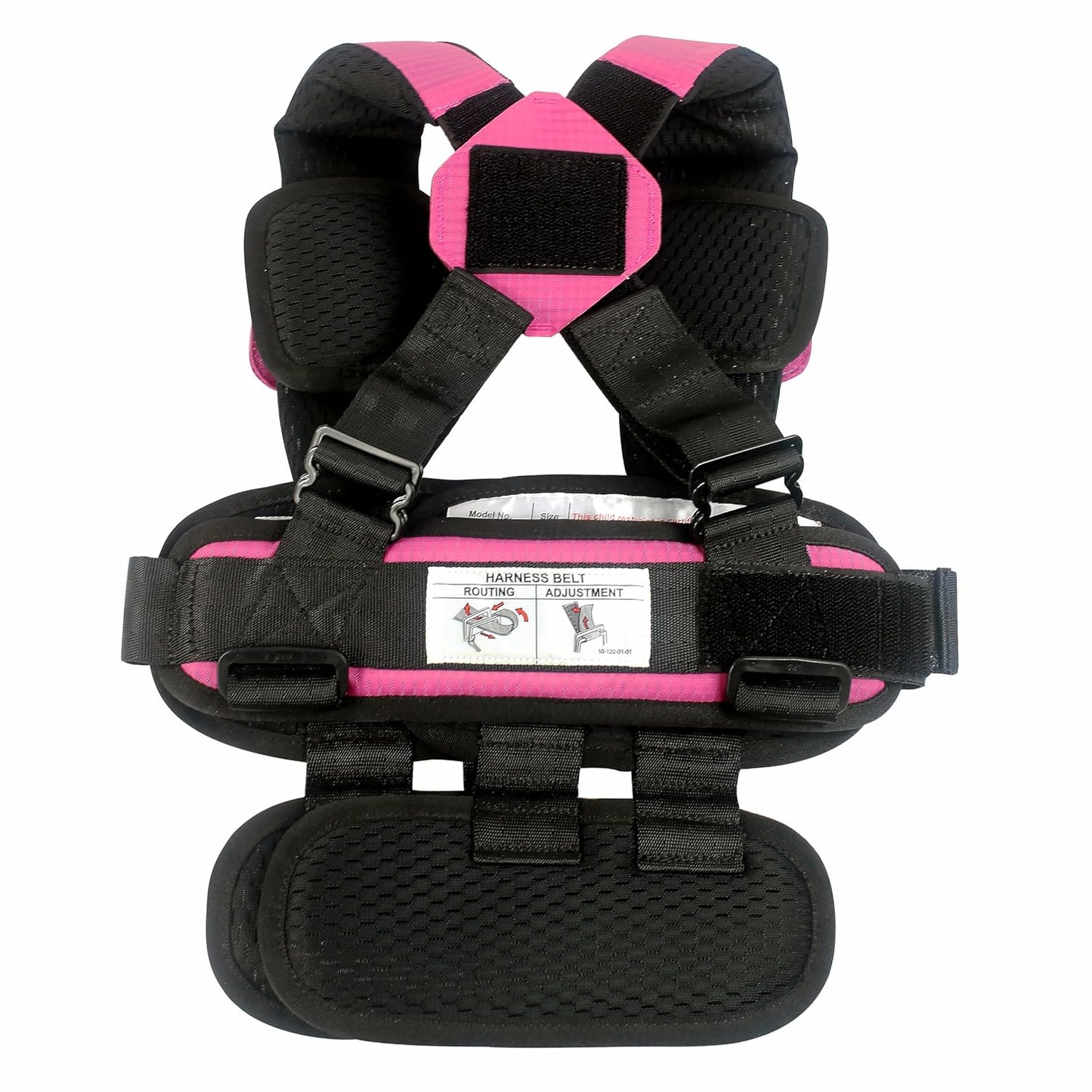 Large Pink, Lightweight, Compact, Portable Car Seat - Perfect for Travel and Everyday Child Safety
