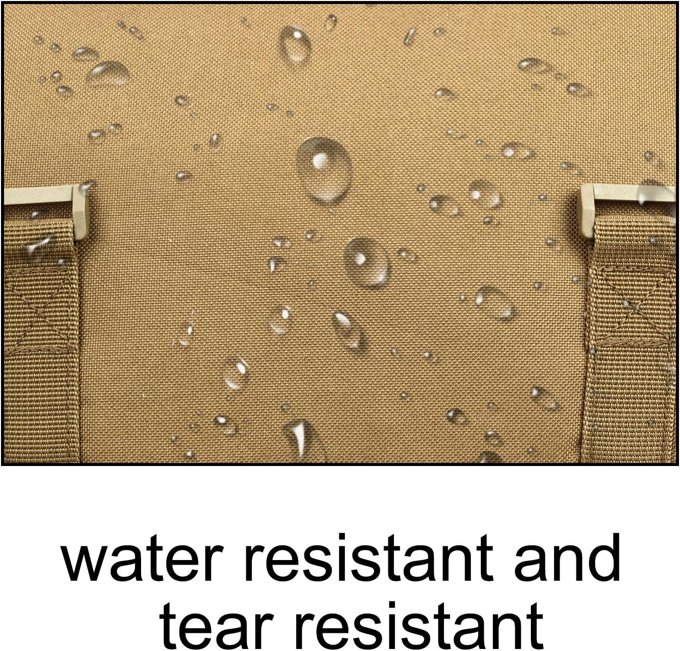 Large Tactical Backpack for Men Military Backpack with DIY System for Travel, Work,Camping,Hunting,Hiking,Sports (TAN)