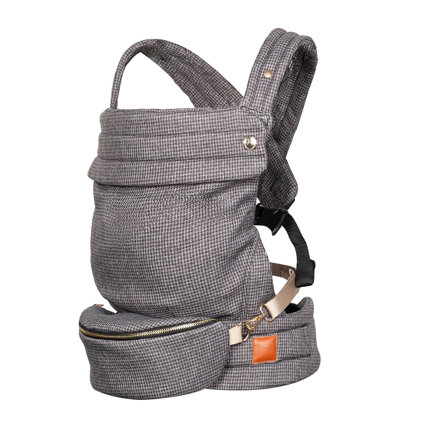 Ergonomic Baby Carrier for Newborns to Toddlers (7-35 lbs) with Adjustable Straps and Belt Bag – Comfortable, Versatile, and Stylish Babywearing Solution