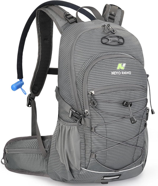 Hydration Backpack 3L Water Bladder, Hiking Water Backpack with Rain Cover, Insulation Hydration Daypack Rucksack for Cycling