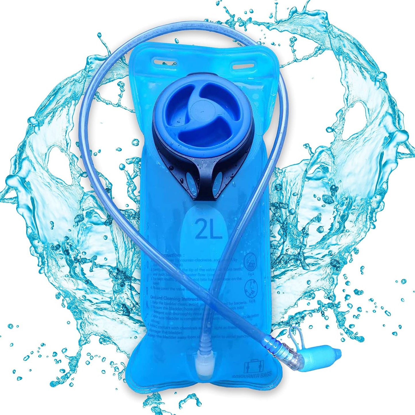 Sojourner Hydration Pack, Hydration Backpack - Water Backpack with 2l Hydration Bladder, Festival Essential - Rave Hydration Pack Hydropack Hydro for Hiking, Running, Biking, Festival Gear