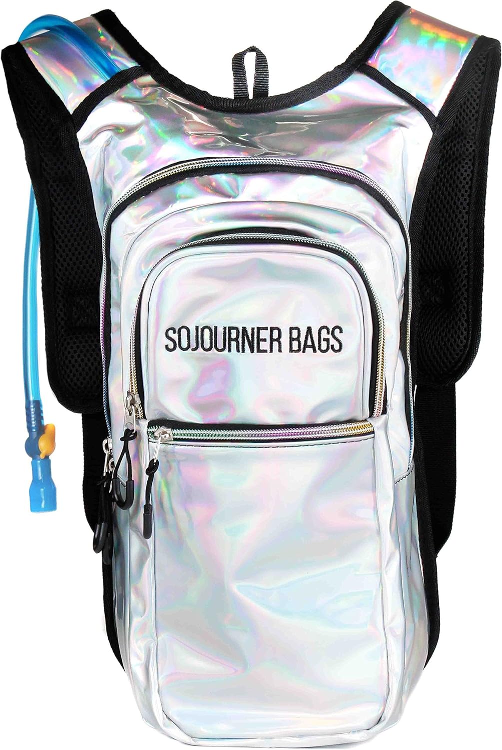 Sojourner Hydration Pack, Hydration Backpack - Water Backpack with 2l Hydration Bladder, Festival Essential - Rave Hydration Pack Hydropack Hydro for Hiking, Running, Biking, Festival Gear