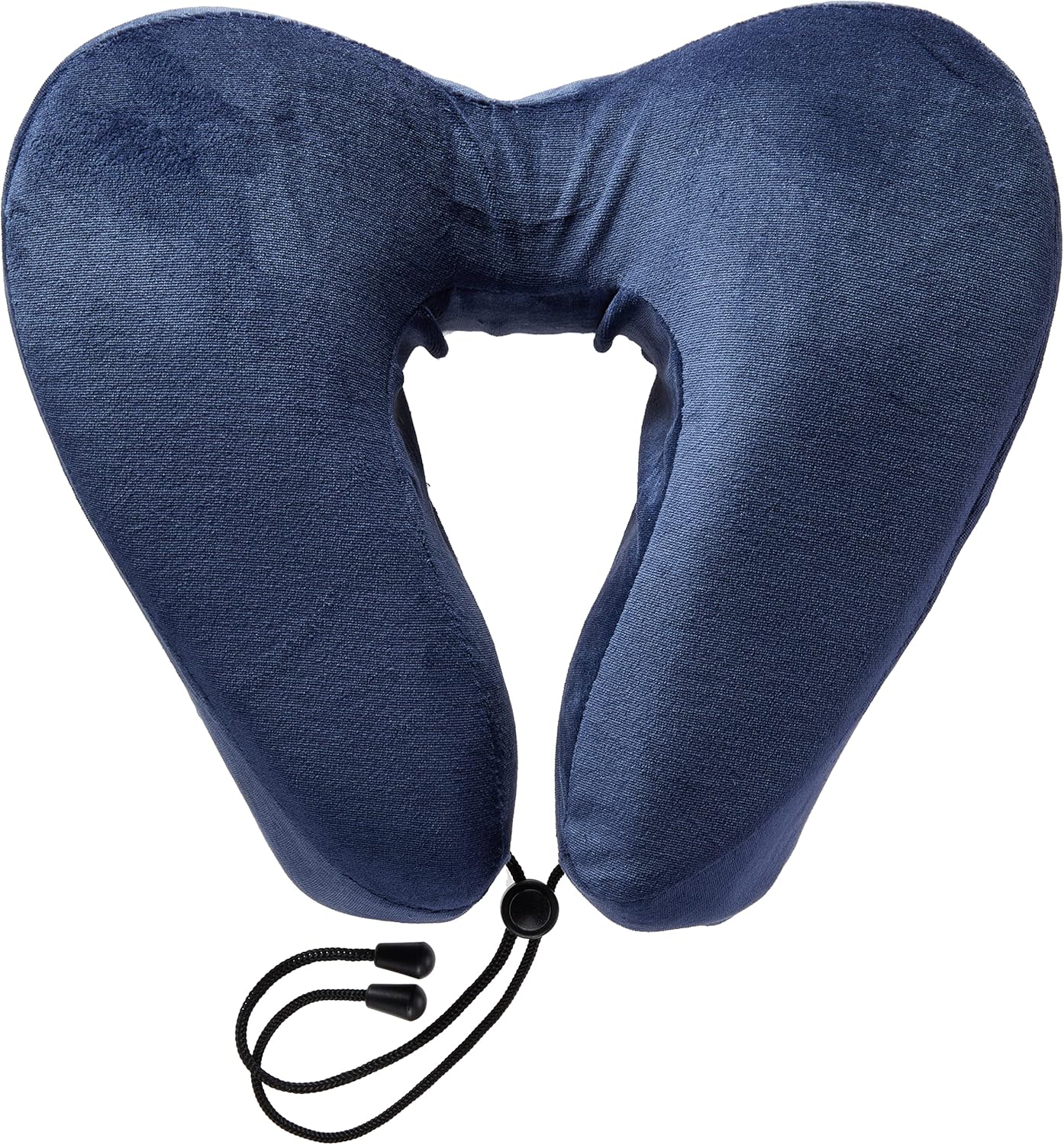 Lewis N. Clark Contoured Memory Foam Hexform Travel Cervical Neck Pillow for Shoulder & Neck Pain, Airplane, Camping, Kids & Adults, Premium, Navy